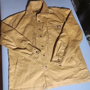 Wrangler Workwear Lined Canvas Chore Jacket Brown Size L